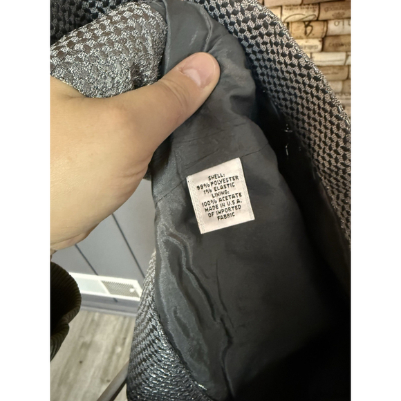 Vintage Y2K Talbots Sleeveless Silver Metallic V-neck Dress Size 6 Holiday - Picture 6 of 6